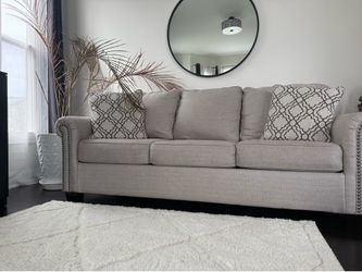 Clean modern sofa /couch beige