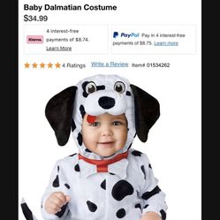 Puppy Halloween Outfit 12-18 M