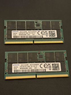 64Gbs (32Gbsx2) DDR5 4800Mhz
