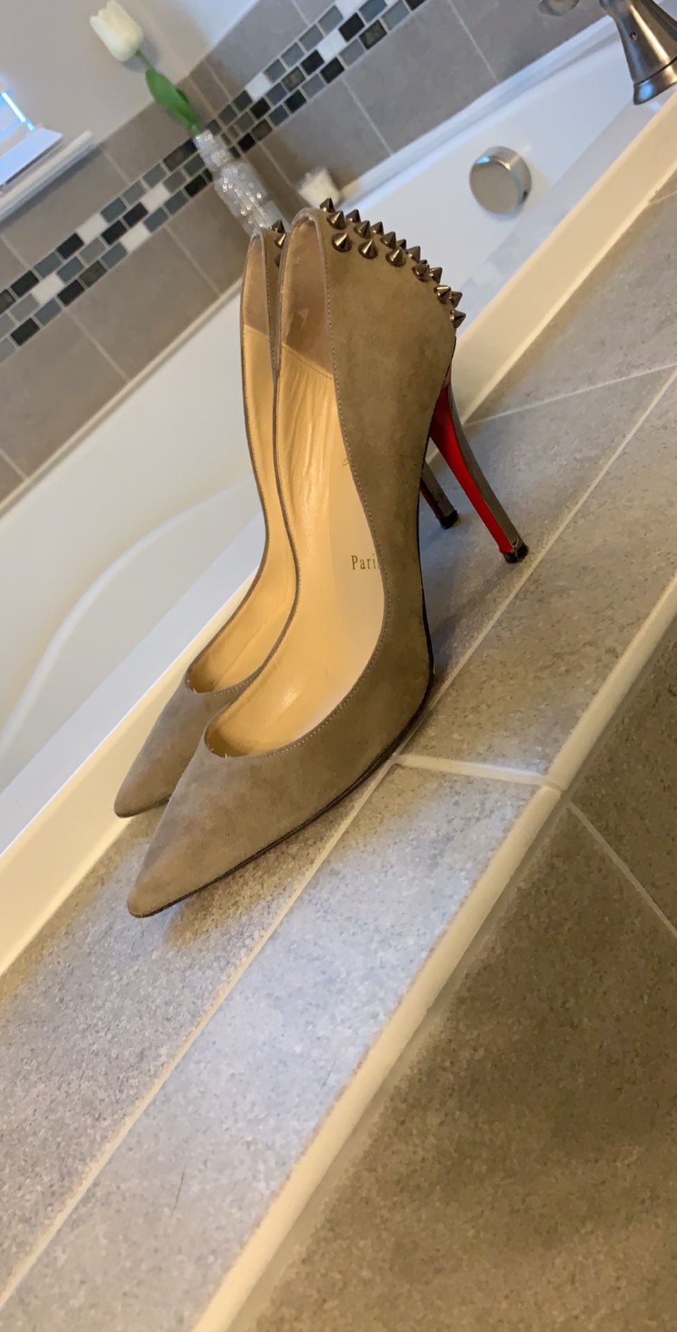 Christian Louboutin 36.5 but stretched to fit 7-7.5