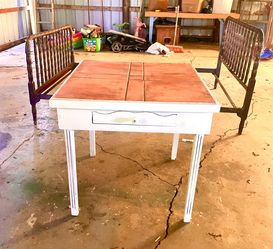 Wood & Tile Dinette Table