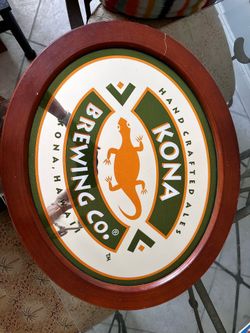 Kona brewing company beer sign
