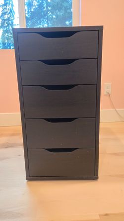 Ikea Alex Drawers (Black)