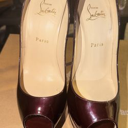 Burgundy Christian Louboutin