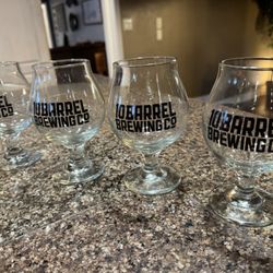 10 Barrel Brewing Company - 16 Ounce Snifter Glass - 4 Pack