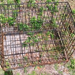 Dog, Cat Crate, Kennel, Rabbit, Poultry, Small Animal Cage 30" Long X 18".5 Wide X 22" Tall