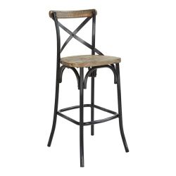 OSP Home Furnishings Bar Stool with Back