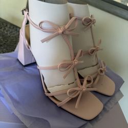 Pink heels Sz 6.5