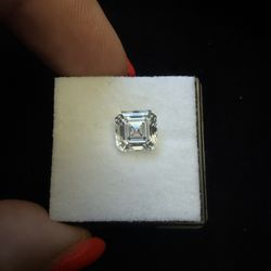2.08ct Asscher Cut (Square Emerald) Lab Diamond
