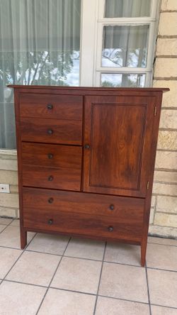 Armoire with drawers and shelves
