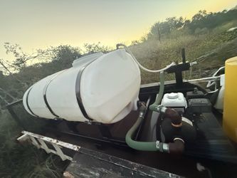 trailer-mounted water tank and transfer pump system
