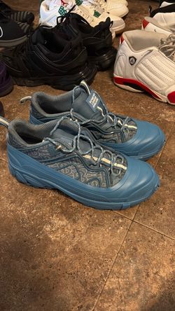 Burberry Low-Top Sneakers Blue Monogram