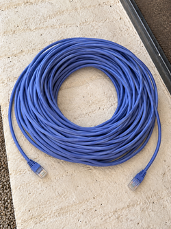 100 ft. CAT 6 UTP High Performance Ethernet Cable – Blue