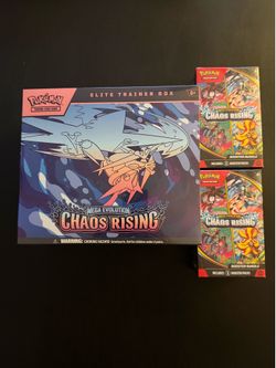 Pokémon Chaos Rising ETB and Bundles