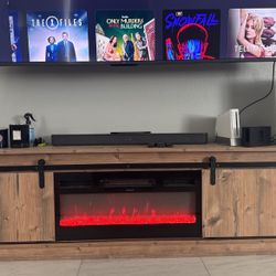 Entertainment Center with Fireplace