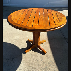 Wood table from HR. $250. Original price $1000.
