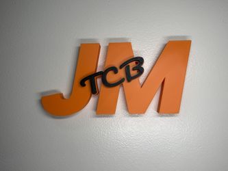 JM Yellow Jackets TCB Wall Art | 3D Printed Wall Decor