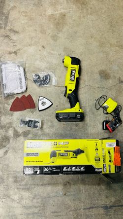 Ryobi One+18 Volt Hp Brushless Oscillating Tool With 2ah Battery And Charger
