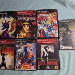 Playstation 2 Games Spyro Dark Alliance Megaman 