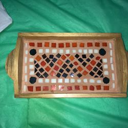 Wooden handmade Tray, Decorative Serving Trays, 