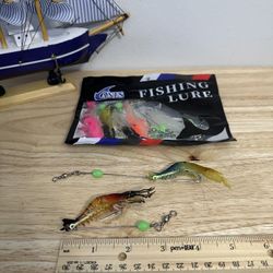 🦐 7 PCS Shrimp Fishing Lures (4 inches)