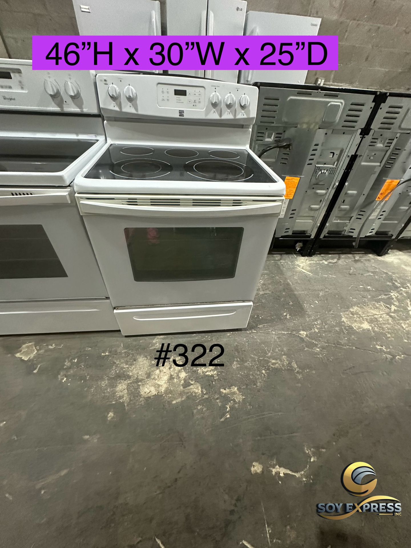 Kenmore Stove Electric (#322)