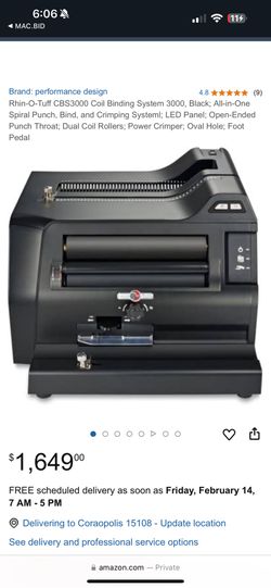 Best Coil Binding System Available. Heavy Duty 