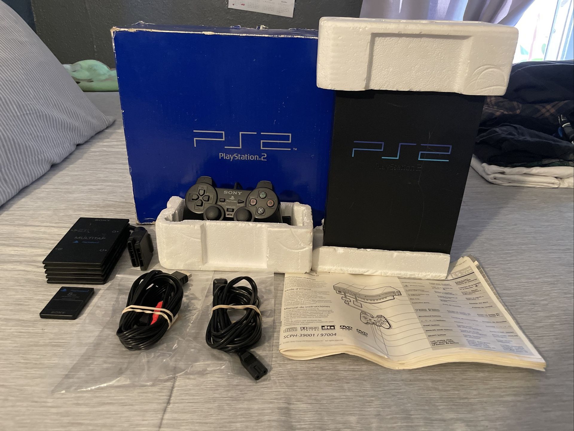 PlayStation 2 PS2 Phat Console CIB