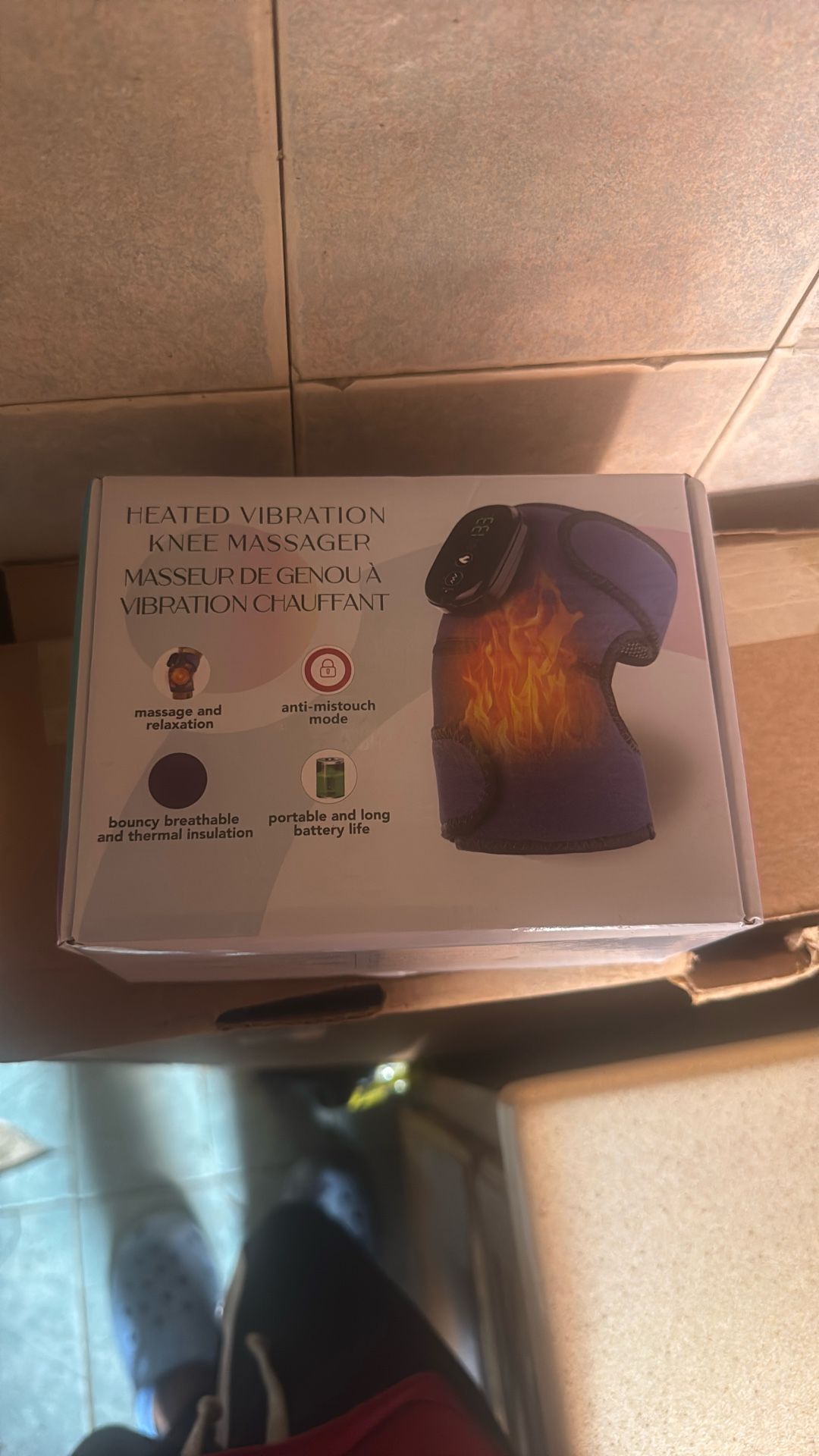 Heated Vibration Knee Massager