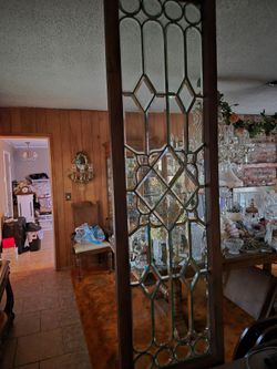 Antique leaded glass