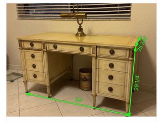 Solid wood Junior executive desk