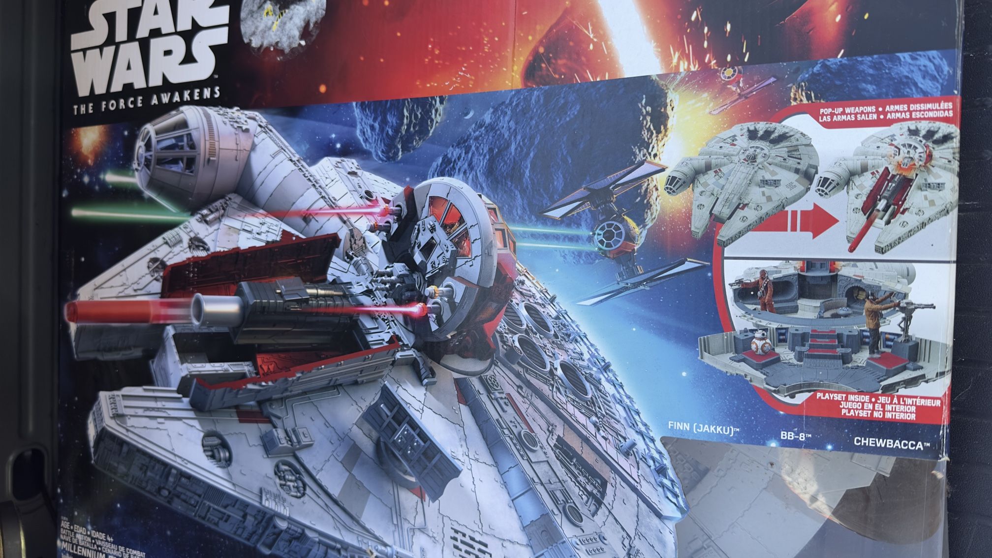 Star Wars Force Awaken Millennium falcon Used.