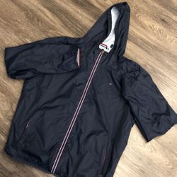 Tommy Hilfiger Black Windbreaker Jacket 