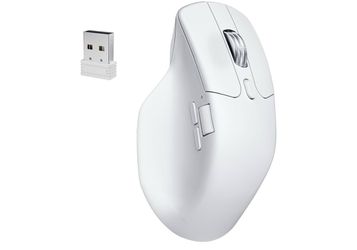 Keychron M6 8K Wireless Gaming Mouse, 2.4G/Bluetooth/Wired, PixArt 3950 Sensor, 8000Hz Polling, Silent Clicks, 5 On-Board Memory Profiles for Plug & P