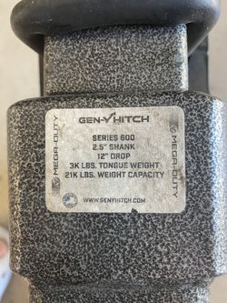 Trailer Hitch Gen Y Series 600 Hitch