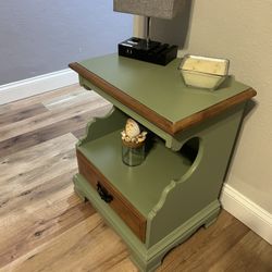 Two Beautiful Redone End Tables 