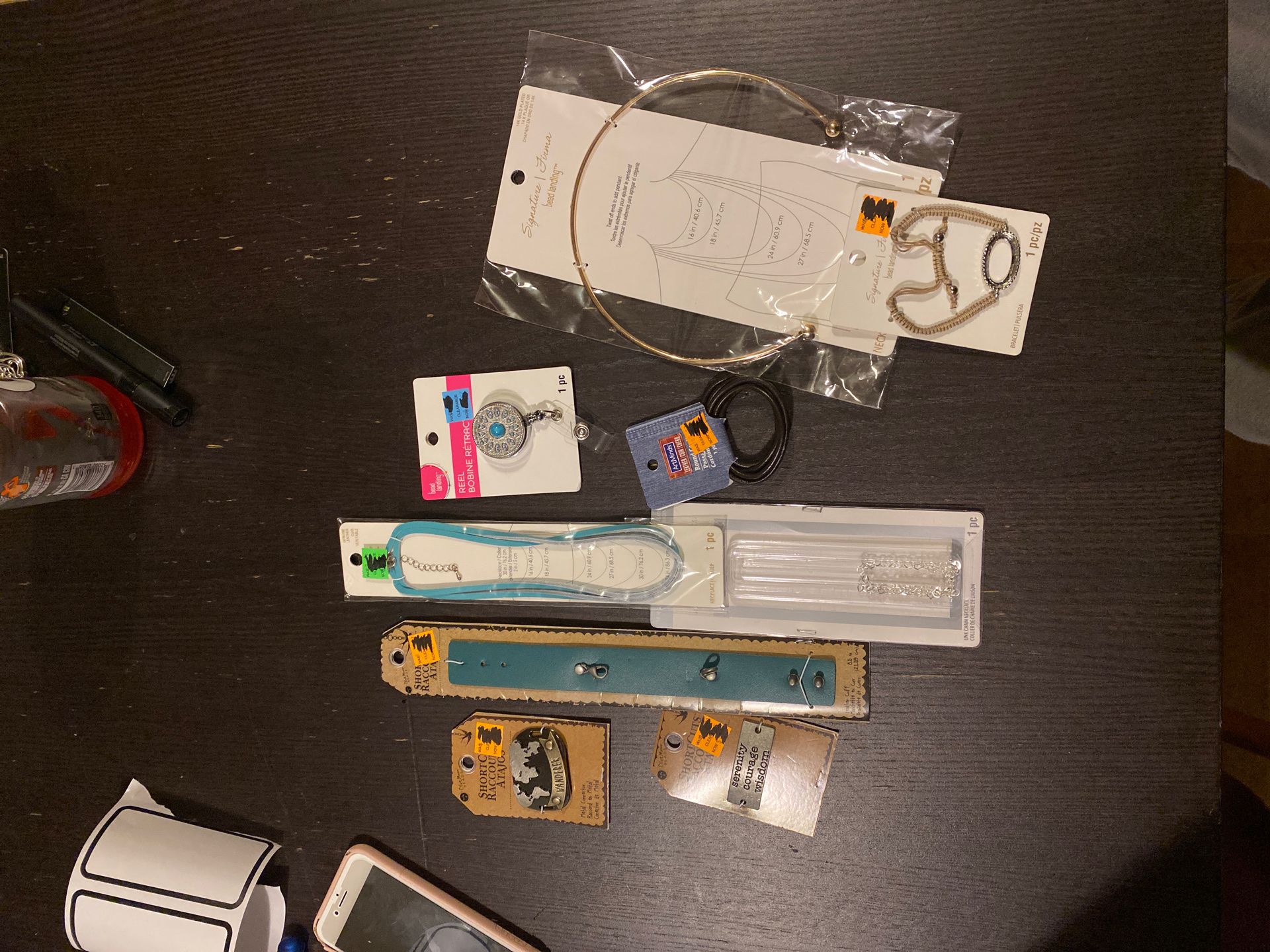 Miscellaneous jewelry items