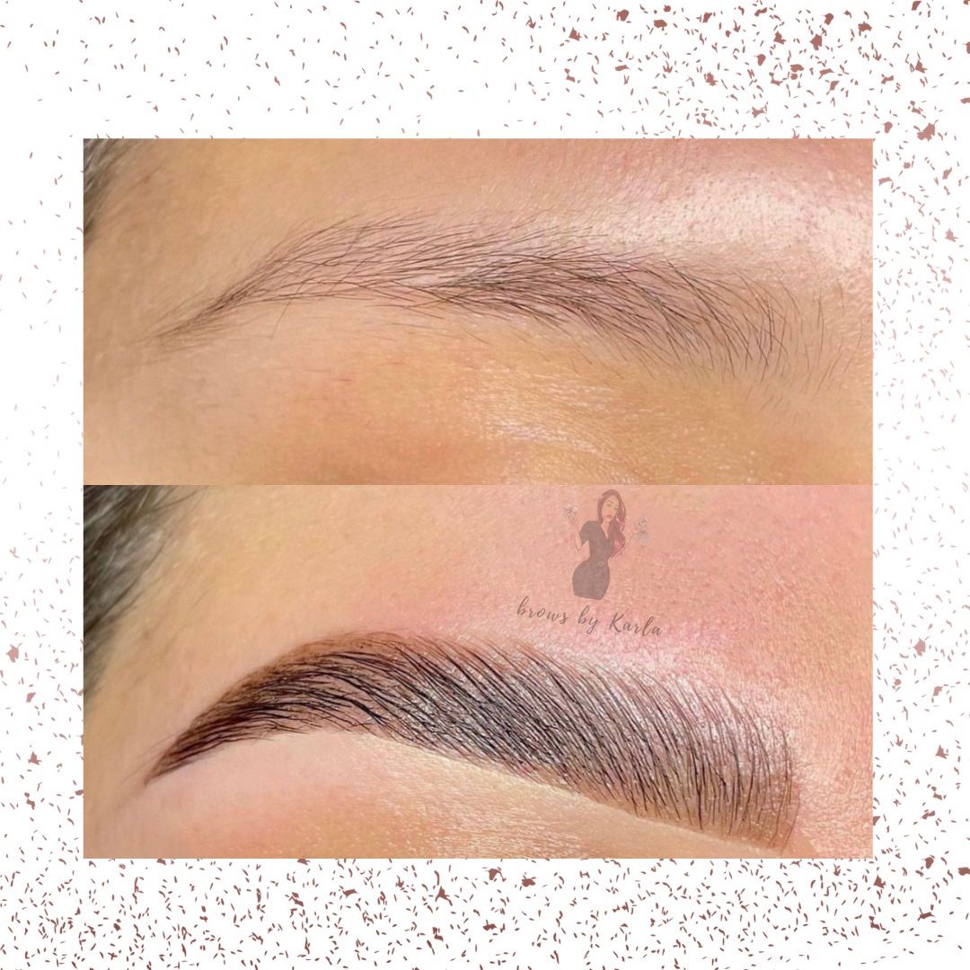 Laminated And Henna Brow