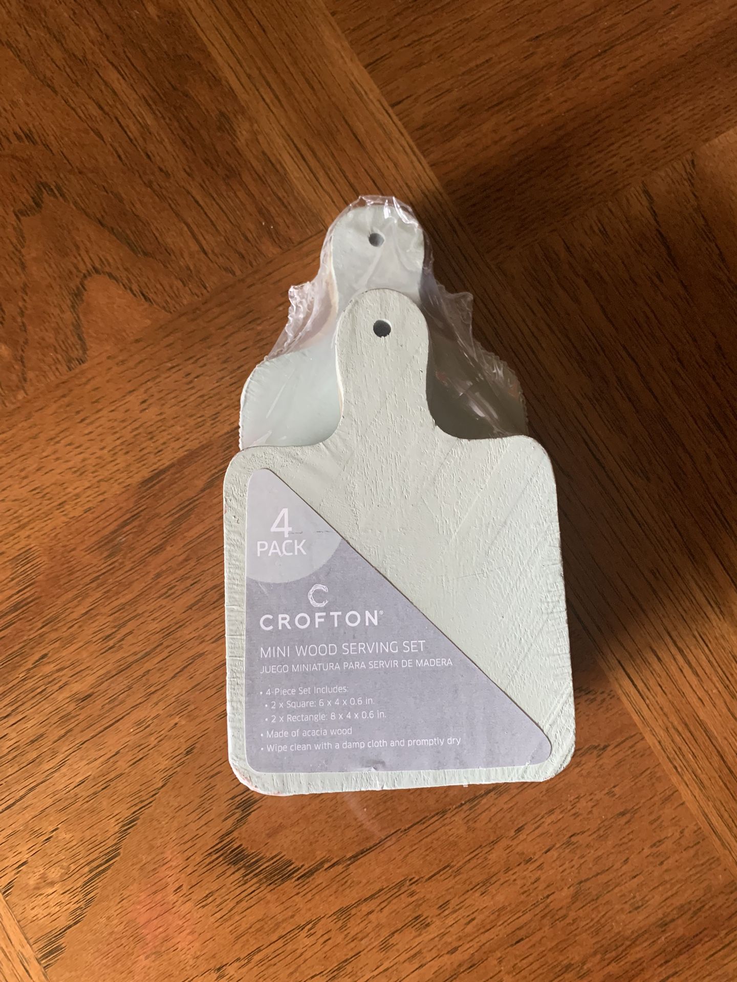 NEW Crofton Mini Wood Serving Set