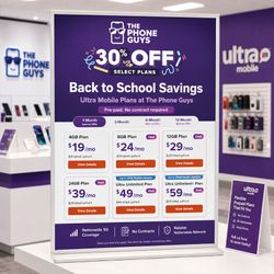 Back to School Savings | Ultra Mobile Prepaid Plans at The Phone Guys