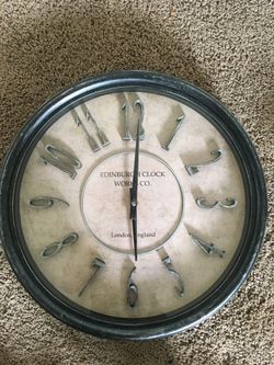 Edinburgh clock works wall clock