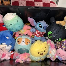 All X $25 Clean & Good Condition Plush 