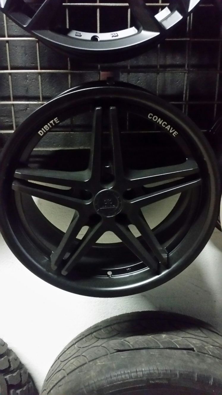 18" matt black 5x105 for chevrolet cruze