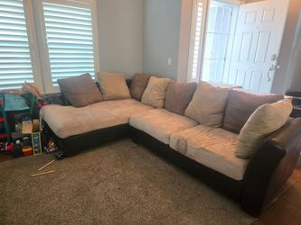 Large Sectional Sofa with Chaise