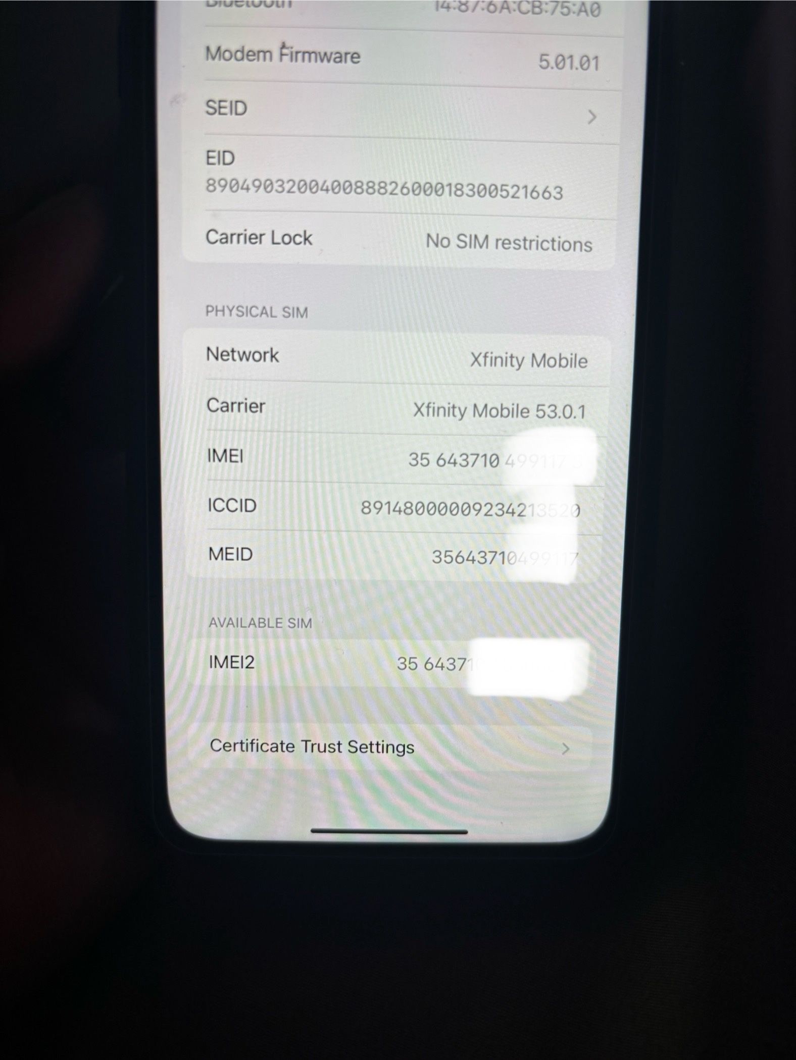 Completely Unlocked Iphone Xr