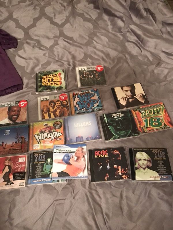 All sorts of music - around 40 CDs