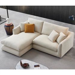 Mario Capasa Feathers Collection Sectional Sofa Couch, Goose Down