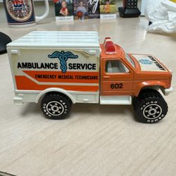 1988 REMCO Truck Ambulance EMT Service Vehicle Antique Vintage 80’s Toy