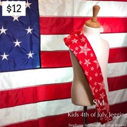 Kid’s Size Small/Medium 4th Of July Leggings 