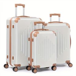 Brand New 3-Piece Hard Shell Luggage Set (20”, 24”, 28”)